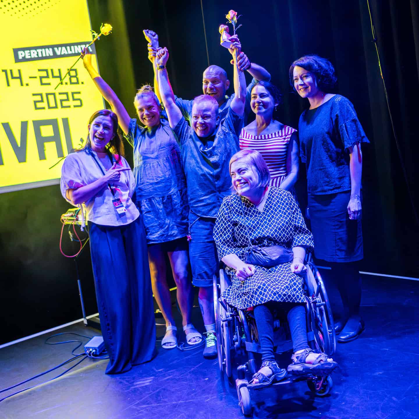 OAF 2025 avajaiset Tekstin talolla. Kuva: Juho Liukkonen