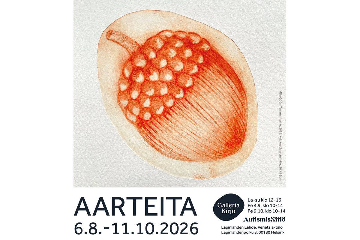 Galleria Kirjon Aarteita -näyttelyn kuva