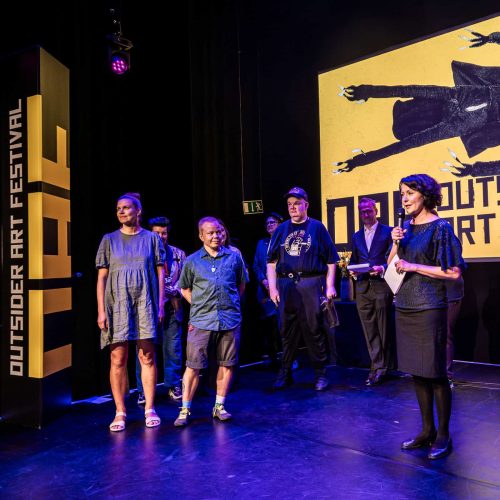 OAF 2025 palkinto Nilas lindell ja Hanna Heino